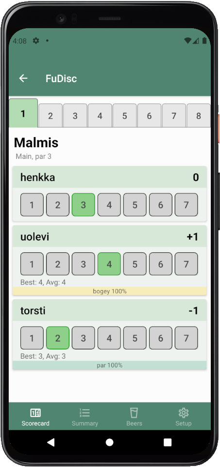 Real-Time Multi-User Scorekeeping